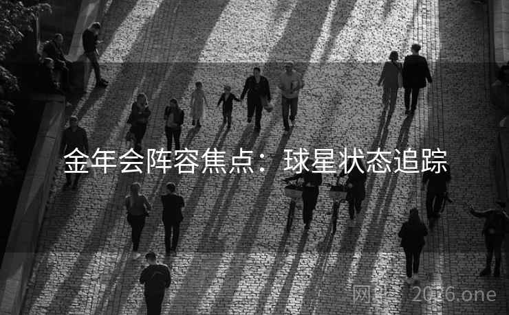 金年会阵容焦点:球星状态追踪