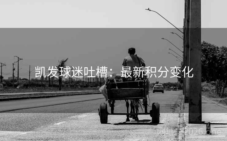 凯发球迷吐槽:最新积分变化