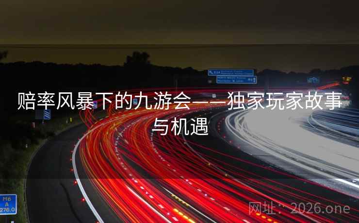 赔率风暴下的九游会——独家玩家故事与机遇